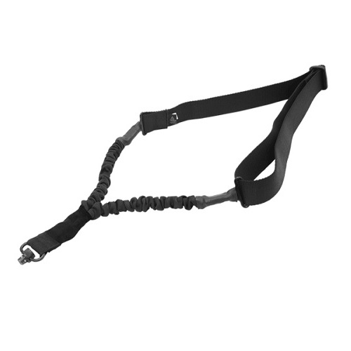 UTG Leapers Single Point Bungee Sling with QD Sling Swivel - PVC-GB507B