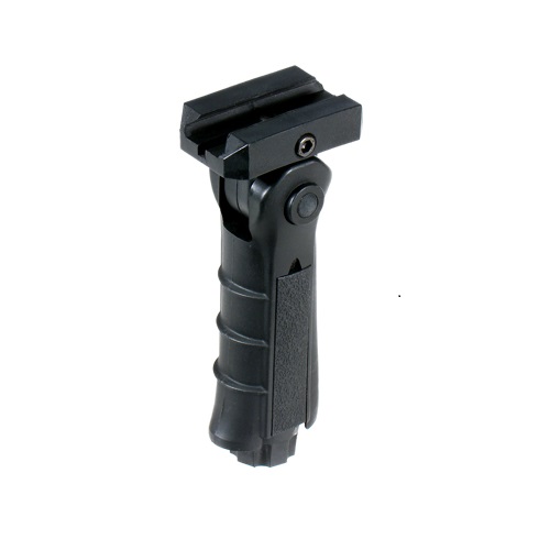 UTG Leapers Ambidextrous 5-position Foldable Foregrip Black - RB-FGRP170B