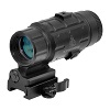 UTG Leapers 3X Magnifier with Flip-to-side QD Mount, W/E Adjustable - SCP-MF3WEQS